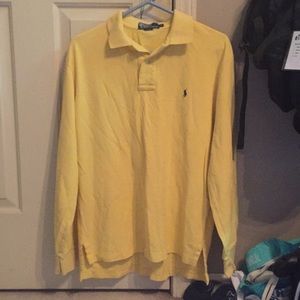 Yellow long sleeve Polo T-Shirt